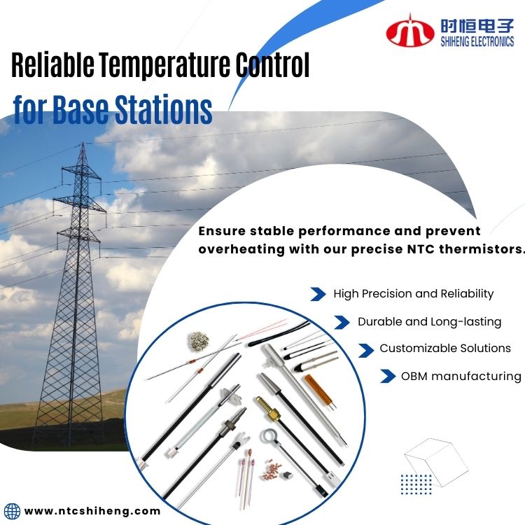 Optimización del rendimiento de la estación base con termistores NTC