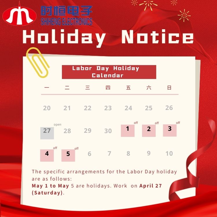 Aviso de feriado del Día del Trabajo