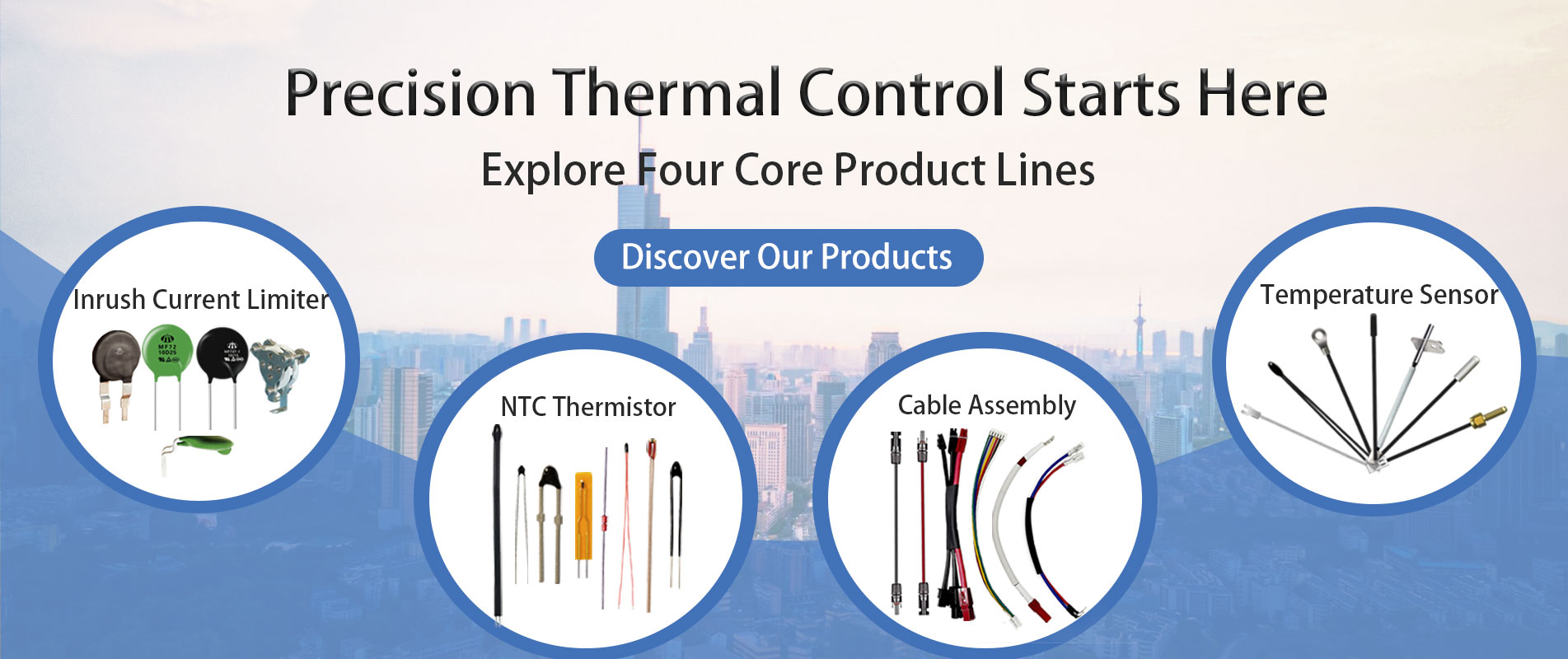 Control térmico de precisión: cuatro líneas de productos principales