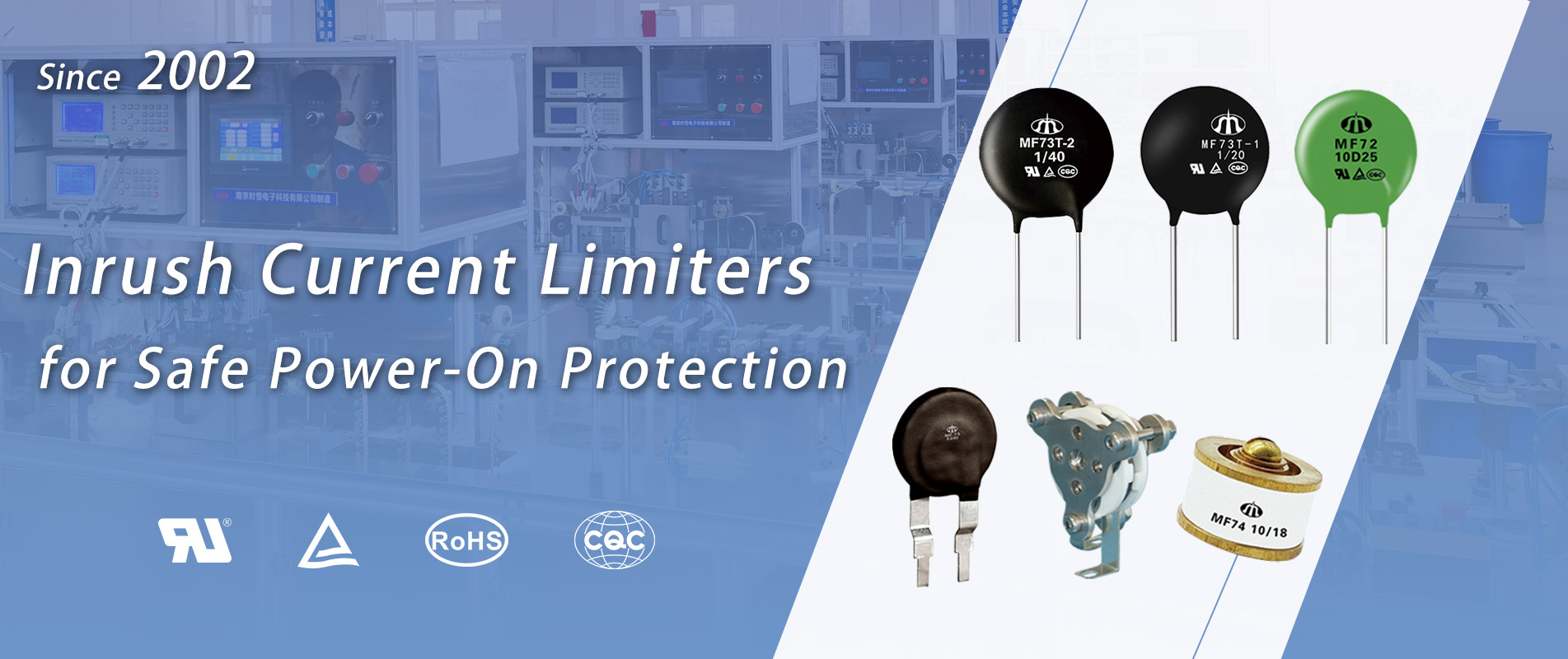 Fábrica de termistores de tipo de potencia